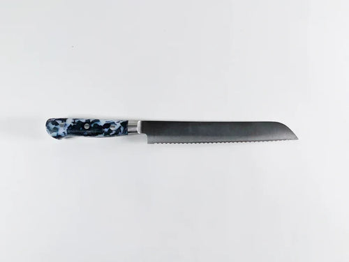 BLACK AND WHITE BREAD KNIFE