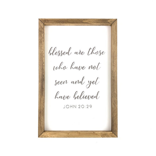 Blessed Are Those Framed Saying