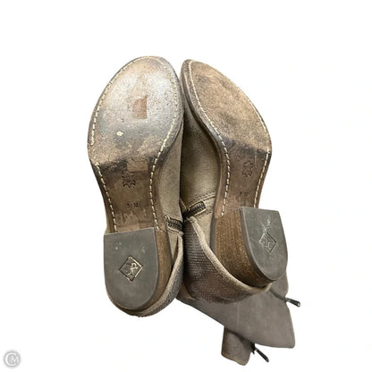 Boots Knee Heels By Donald Pliner In Taupe, Size: 8.5