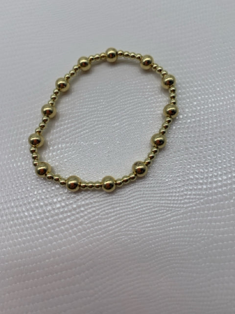 BRACELET 14KT 3MM & 6MM GOLD BALL