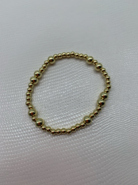 BRACELET 14KT GOLD BAR BR