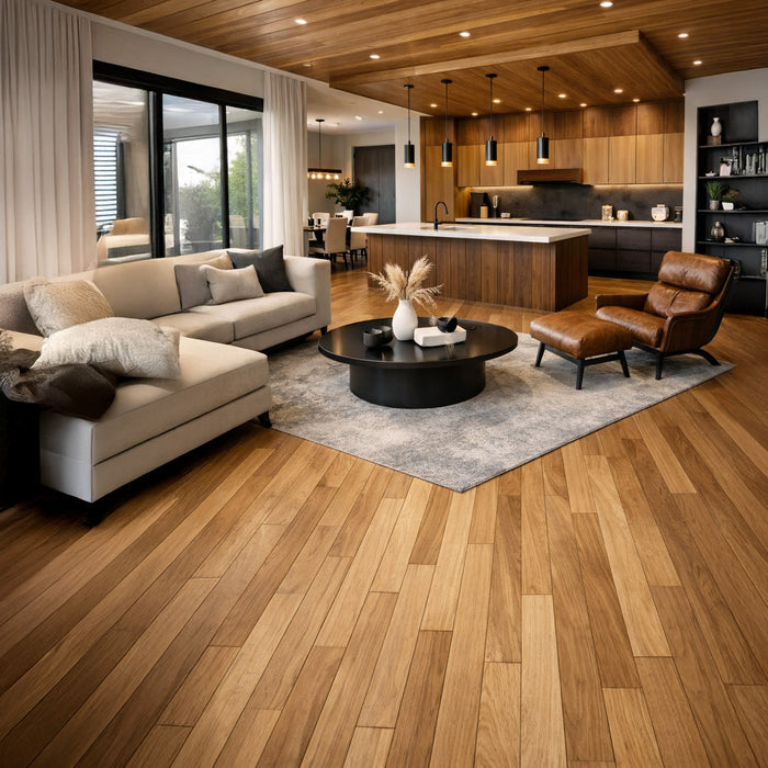 Brazilian Oak (Tauari) Solid Flooring 0.75″ x 3.25″ Prefinished Satin, $5.60/sqft - Advantage Lumber