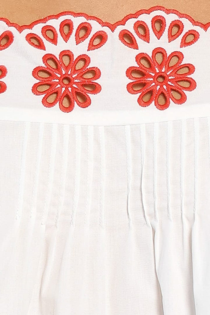 TOPS Brydee Tie Top - Red