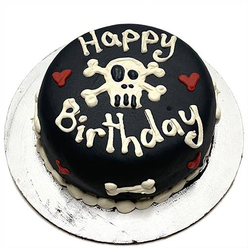 Bubba Rose Biscuit Co. Skull Dog Cake (Perishable) - Paw Naturals