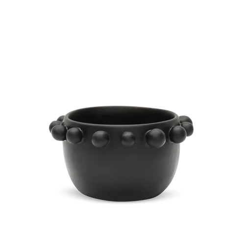 BUBBLE MEDIUM BOWL IN BLACK