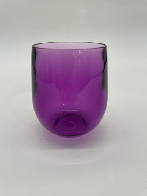 CASPARI ACRYLIC TUMBLER AMETHYST GLASS 12OZ