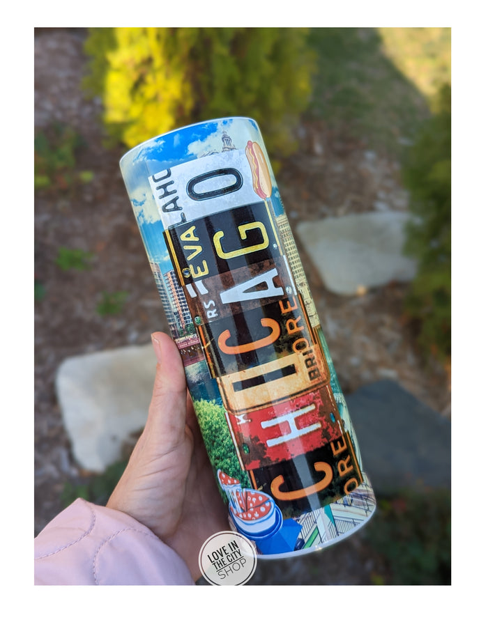 Chicago Windy City Tumbler - Sublimation Tumbler