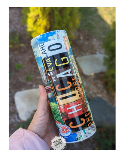 Chicago Windy City Tumbler - Sublimation Tumbler