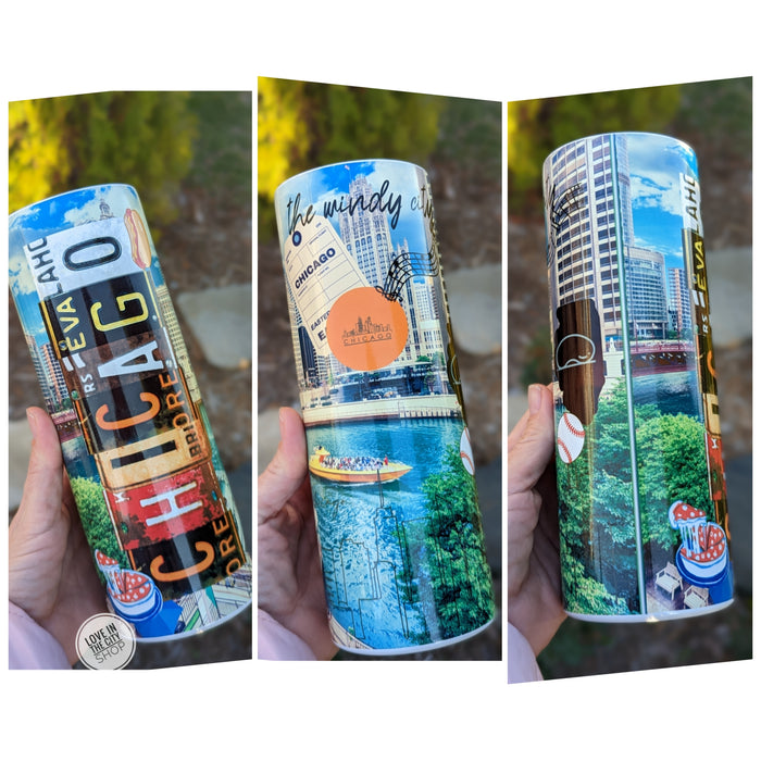 Chicago Windy City Tumbler - Sublimation Tumbler