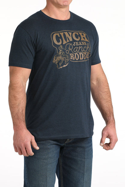 Cinch Men's Rope Logo Graphic T-Shirt in Navy