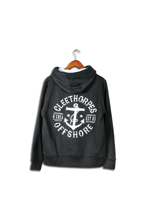 Cleethorpes Black Overhead Hoody- Offshore-