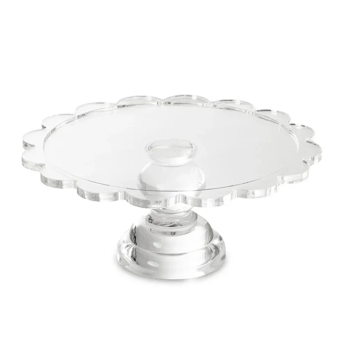 COCO PEDESTAL CAKE PLATE IN CLEAR ACRYLIC