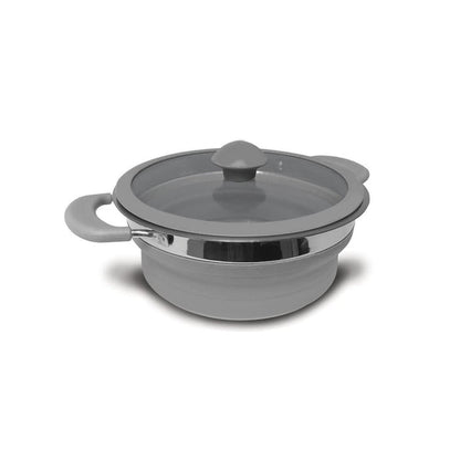 Collapsible Saucepan 1.5L - Grey