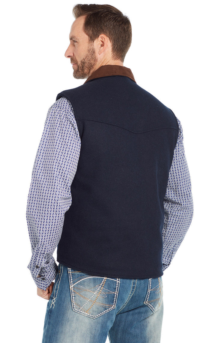 Cripple Creek by Circle S Men's Wool Melton Concealed Carry Vest (Available in 2 Colors)