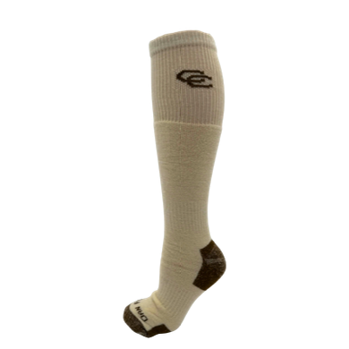 Dan Post Men's Cowboy Certified Merino Wool Over the Calf Socks- 1 Pair