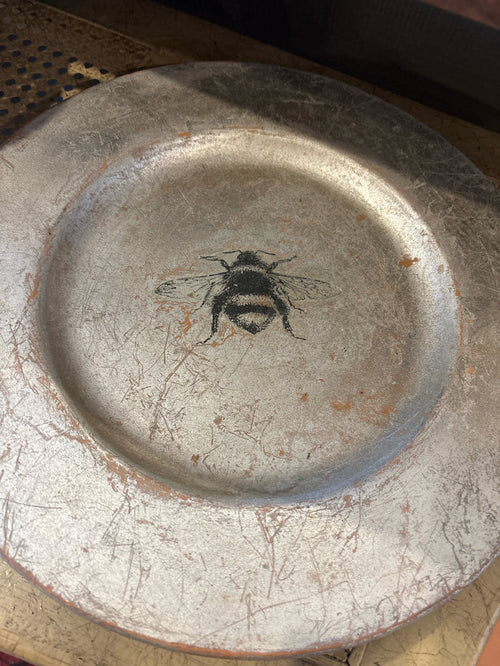 DECORATIVE PLATE "BEE" MOTIF