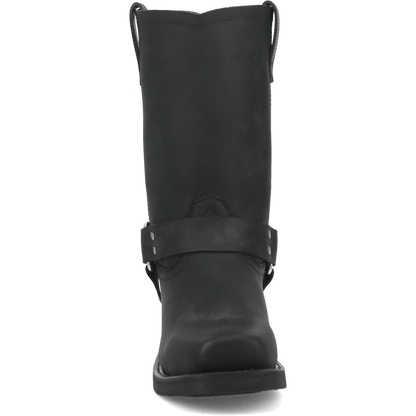 Dingo Men's Dean Leather Harness Boot in Black