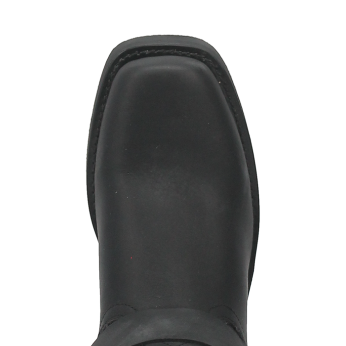 Dingo Men's Dean Leather Harness Boot in Black