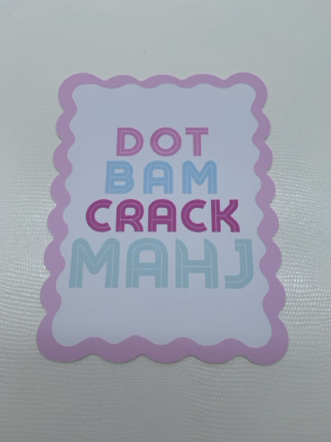 DOT BAM CRACK MAHJ SHUFFLER PAIR
