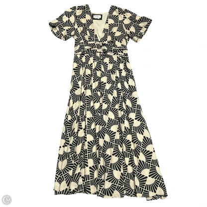 Dress Casual Maxi By Anthropologie In Black & Tan, Size: M
