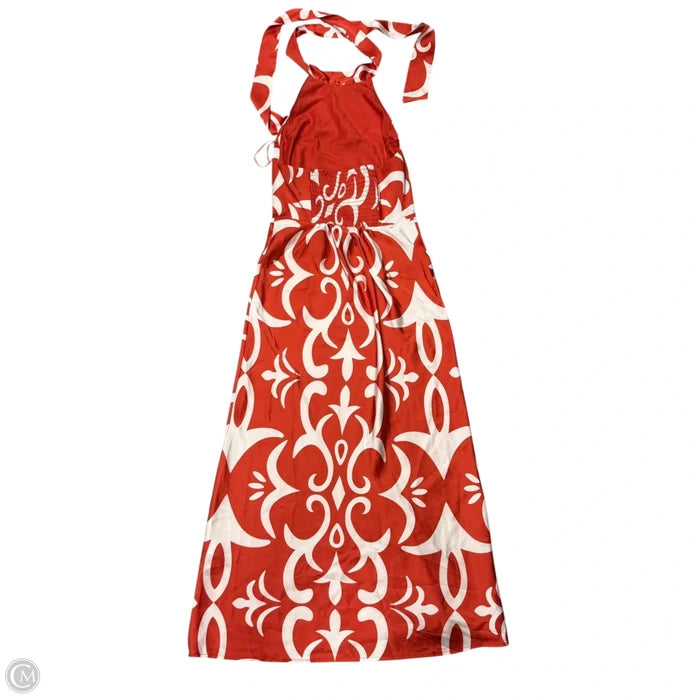 Dress Casual Maxi By Joie In Red & White, Size: Xs