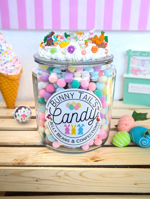 Easter Bunny Candy Cookie Jar