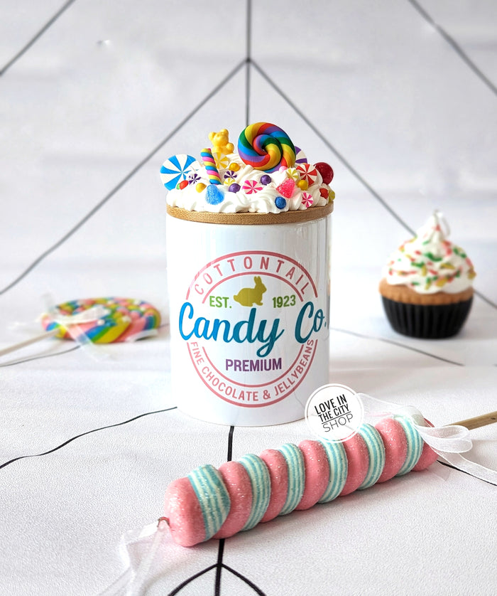 Easter Bunny Ceramic Candy Jar - 25oz