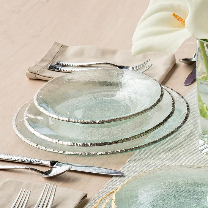 EDGEY SOUP BOWL IN PLATINUM