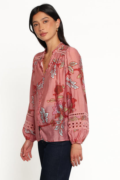 TOPS Eugenia Top - Pink Floral