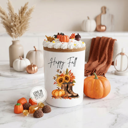 Fall Treats Candy Jar 25oz