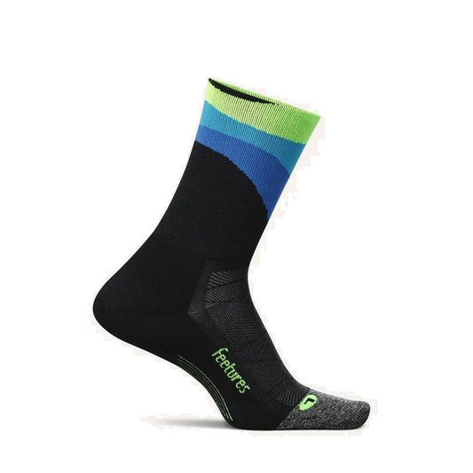 Feetures Elite | Light Cushion | Mini-Crew | Rhythmic Black