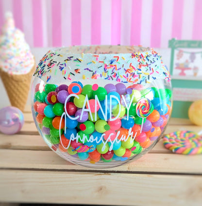 Funny Candy Connoisseur Candy Bowl