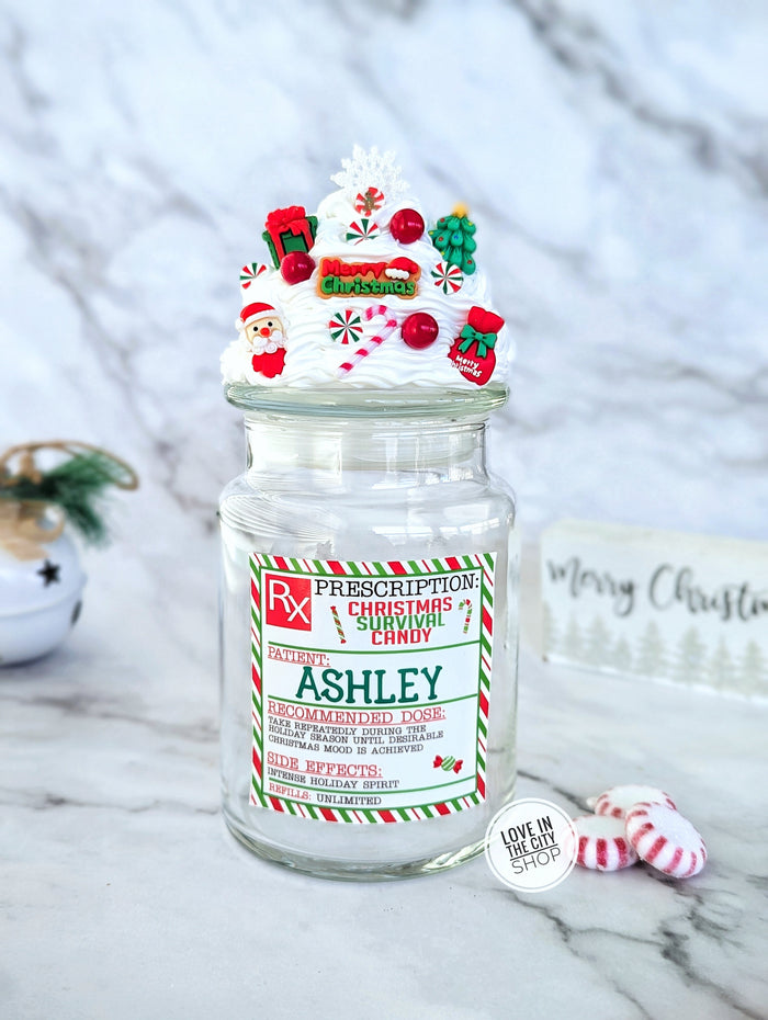 Funny Christmas Candy Jar