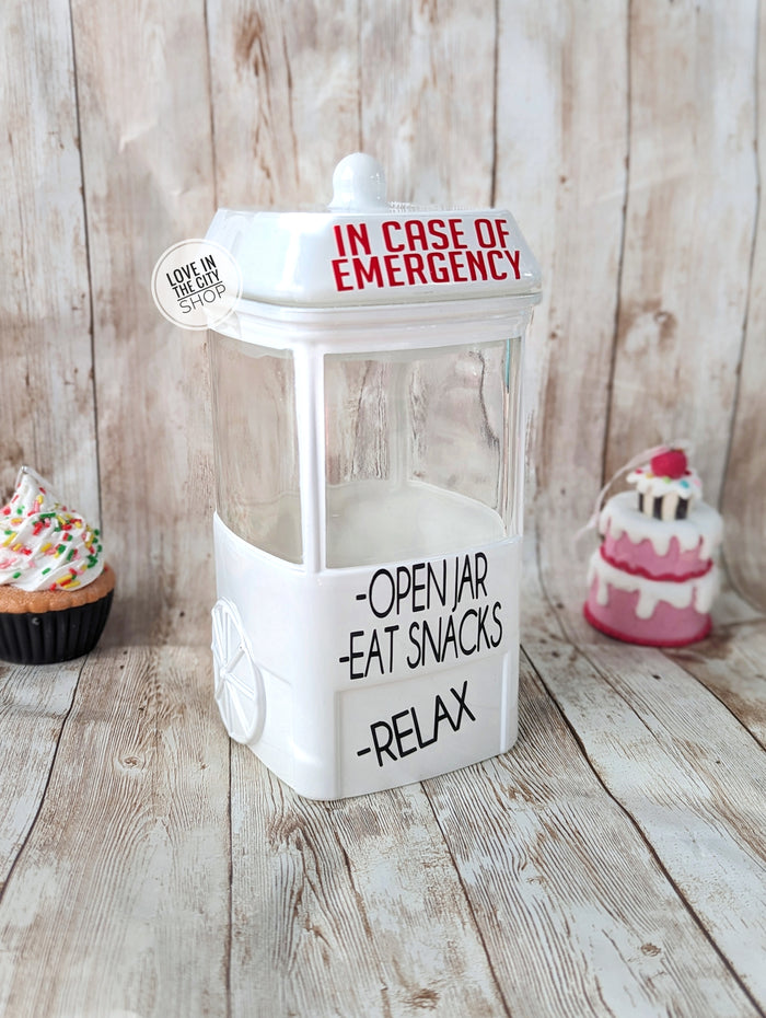 Funny Popcorn Machine Snack Jar