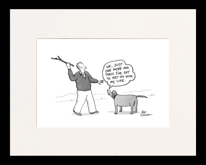 Get on with My Life Cartoon Print