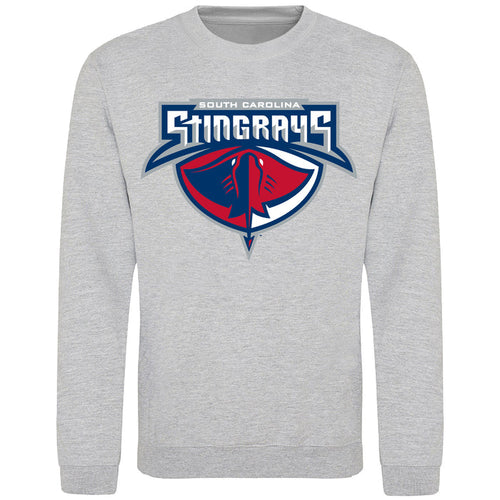 Gray Stingrays Primary Youth Crewneck