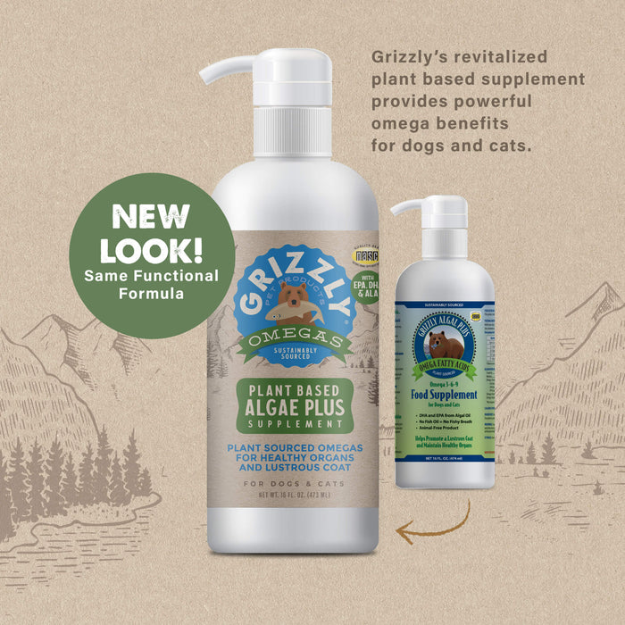 Grizzly Algal Plus Oil Food Supplement