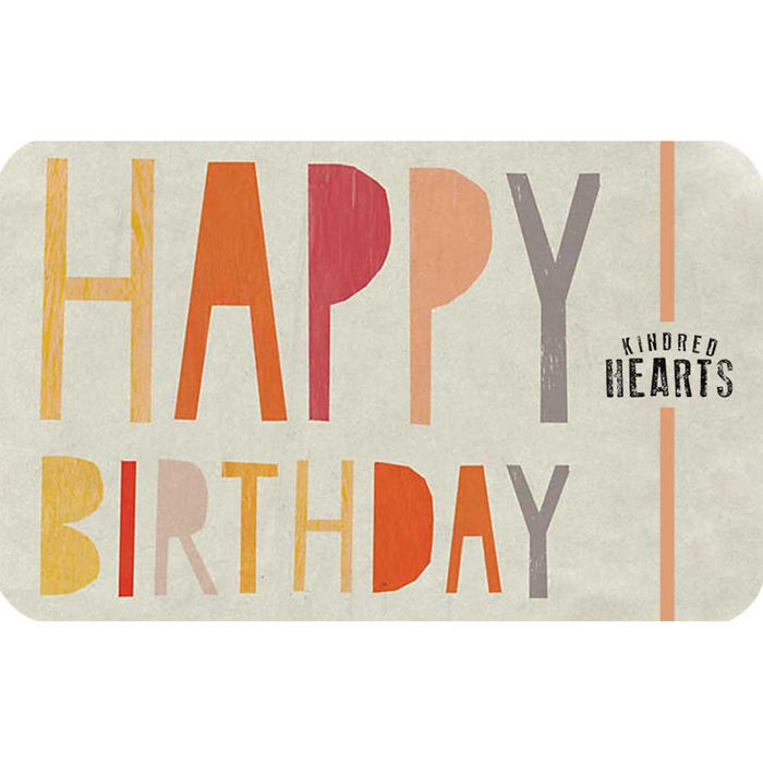 Happy Birthday Gift Card