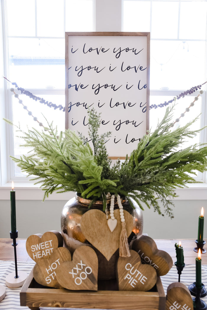 I Love You <br>Framed Saying