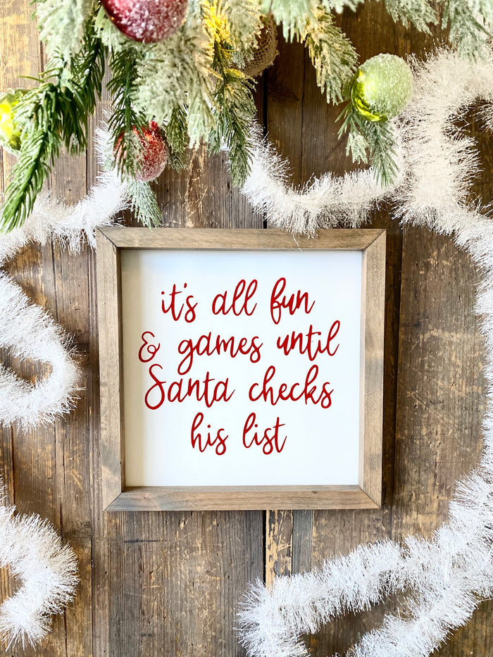 It's All Fun and Games Framed Print