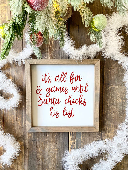 It's All Fun and Games Framed Print