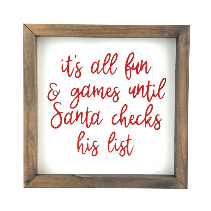 It's All Fun and Games Framed Print