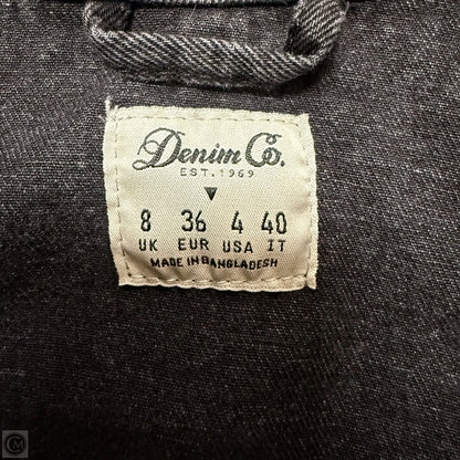 Jacket Denim By Denim And Company In Black Denim, Size: S