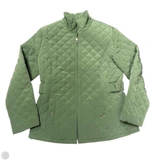 Jacket Puffer & Quilted By Esprit In Green, Size: M