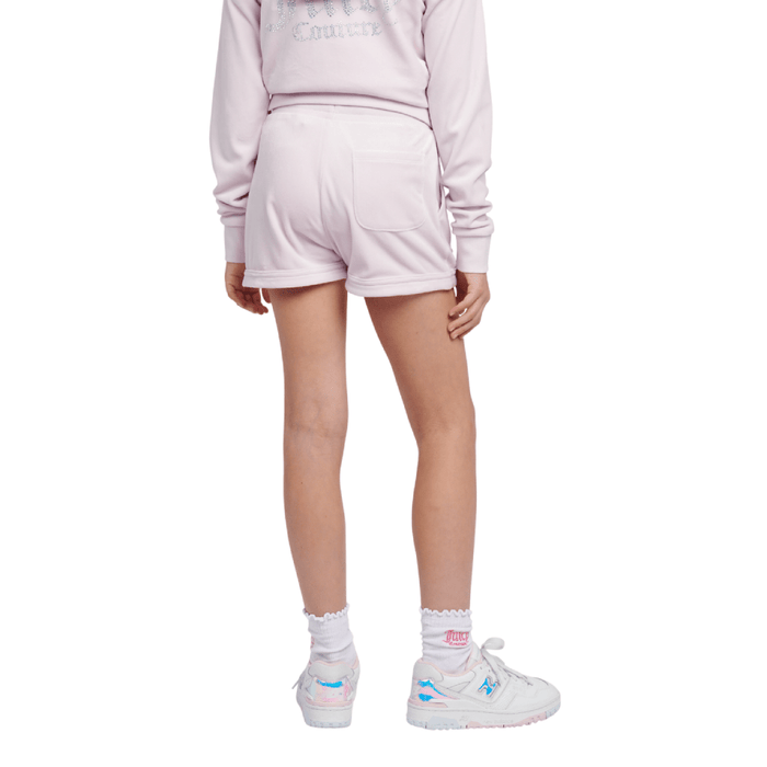 Juicy Couture Diamante Velour Short Junior