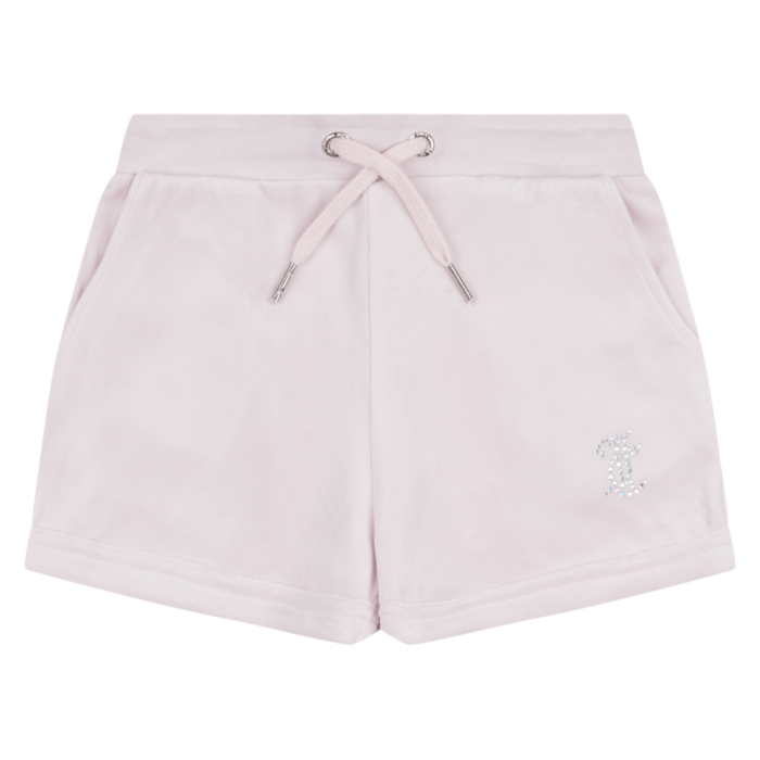 Juicy Couture Diamante Velour Short Junior