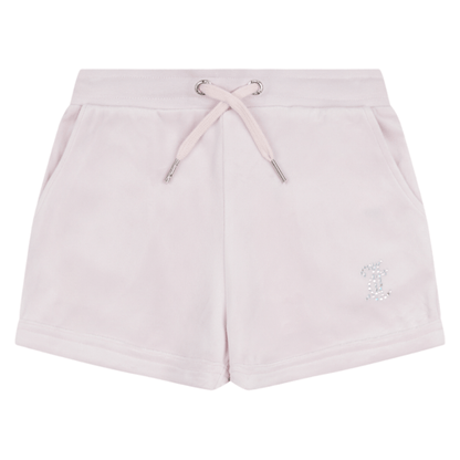 Juicy Couture Diamante Velour Short Junior