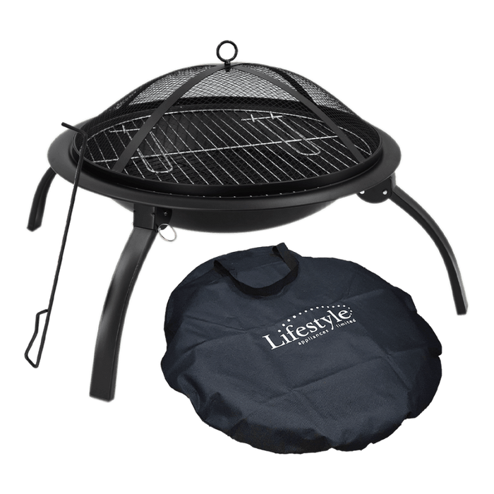 Kaida Traveller Portable Fire Pit + BBQ