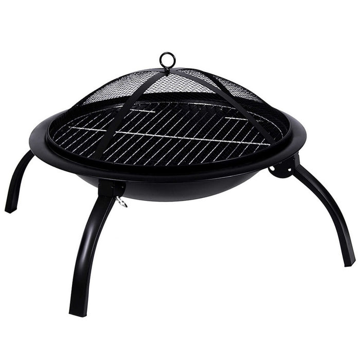 Kaida Traveller Portable Fire Pit + BBQ