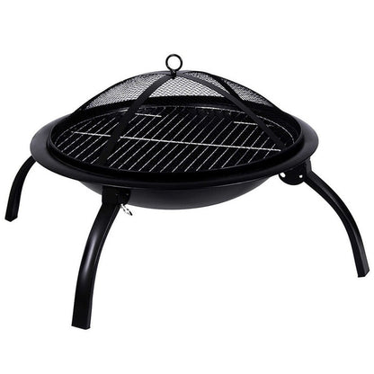Kaida Traveller Portable Fire Pit + BBQ